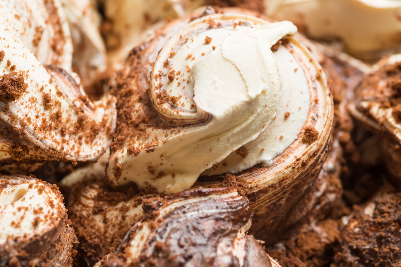 Gelatos a base de leche