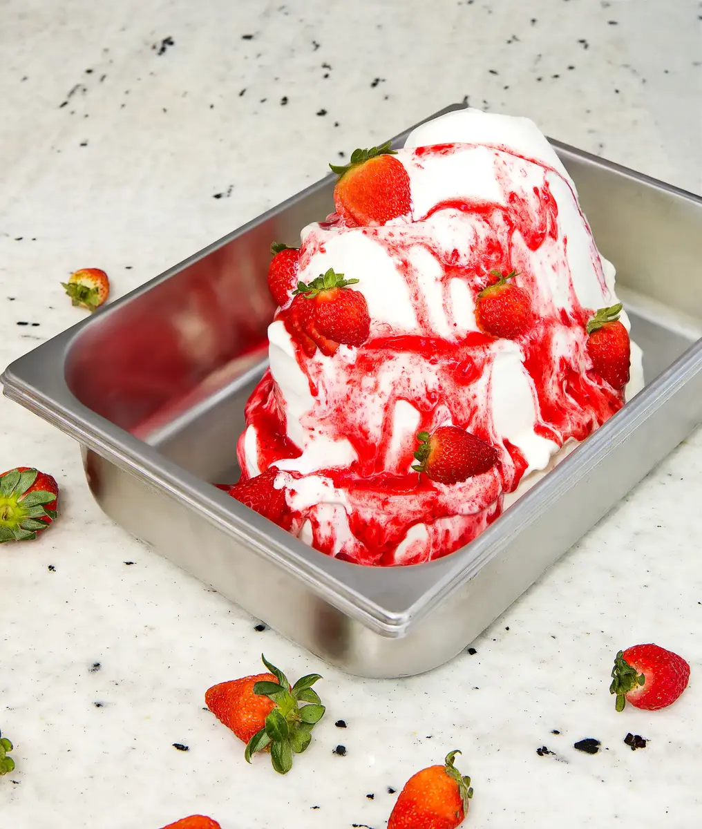 Gelatos con inclusiones y variegatos